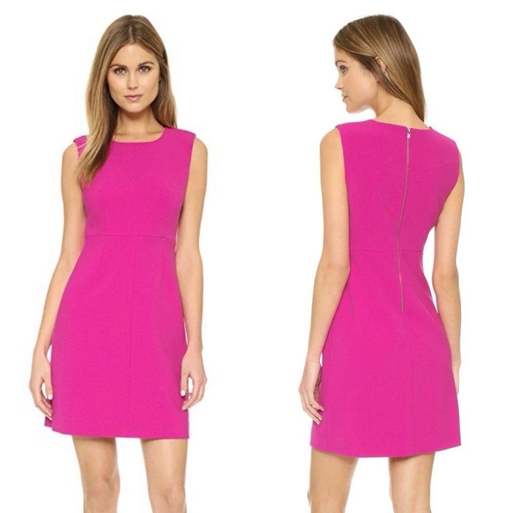 Diane Von Furstenberg DVF Carrie Sleeveless Mini Sheath Dress Womens size 12